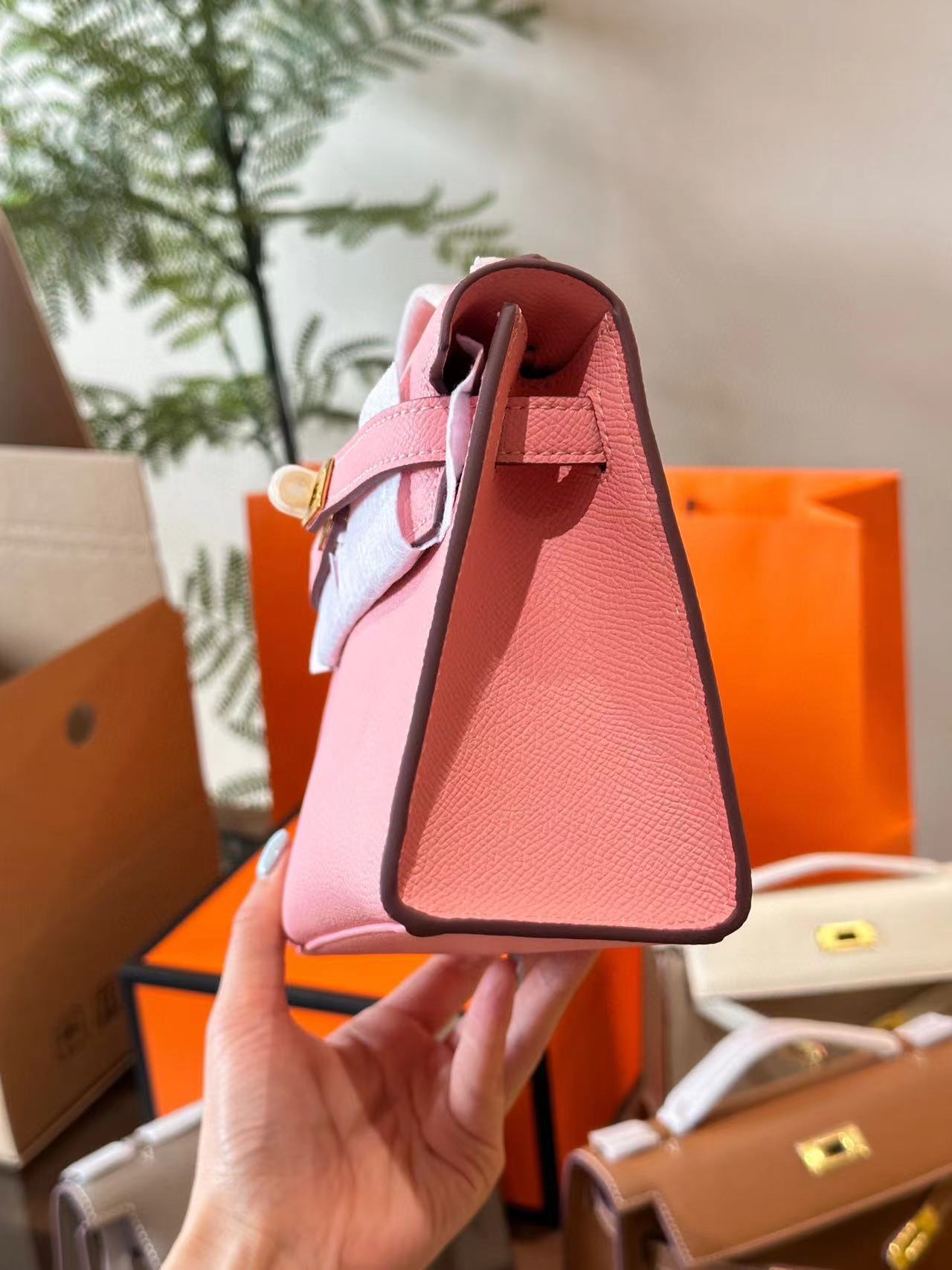 HERME5 mini kelly ジェネレーションハンドバッグ【50％割引+送料無料】