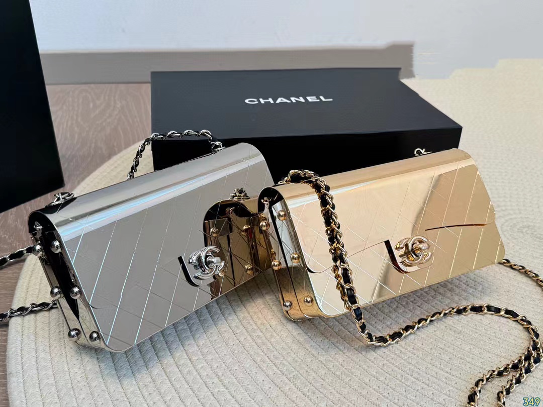 CHANE1 cf メタルチェーンバッグ【50％割引+送料無料】