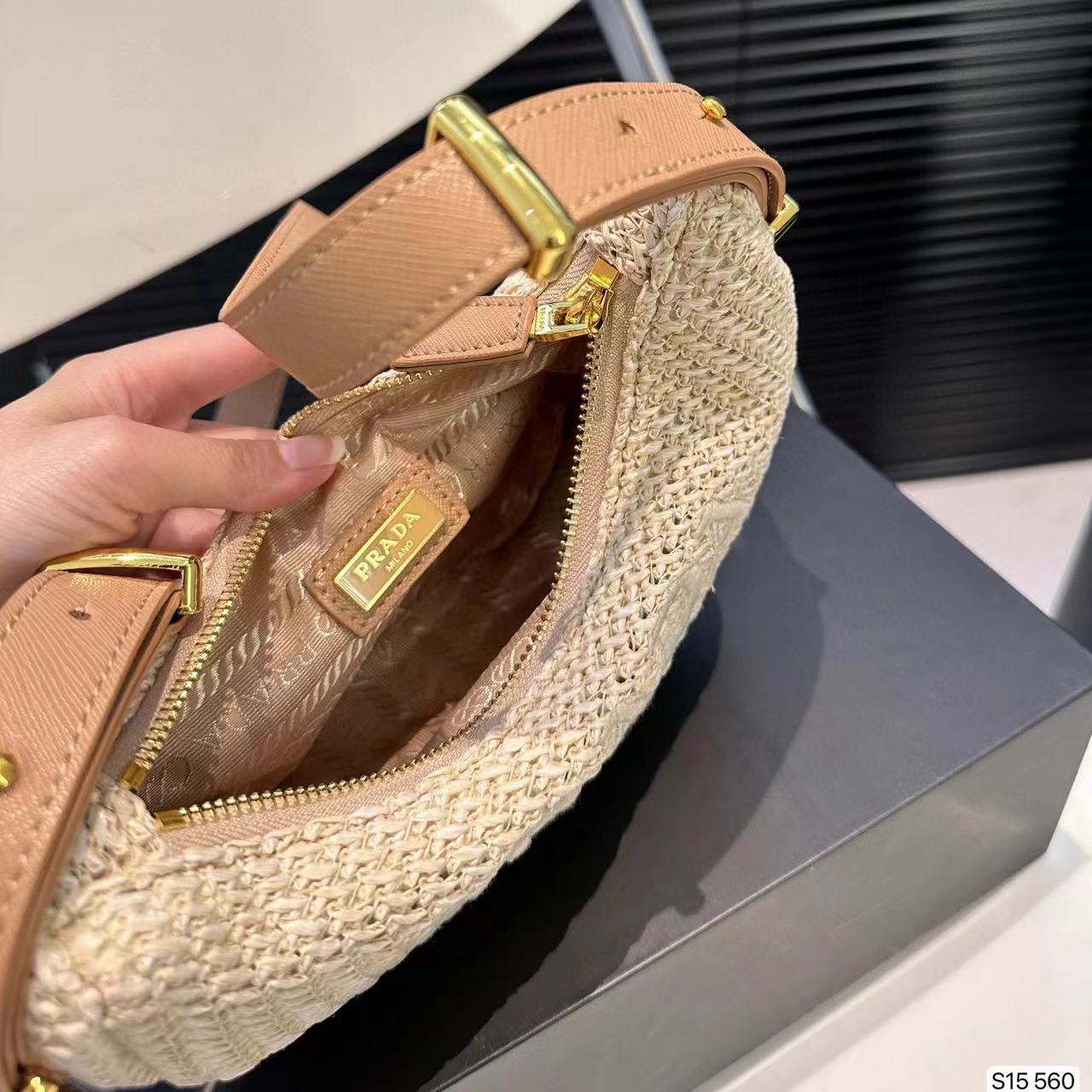 PR4DA 編み込み脇下バッグ【50％割引+送料無料】