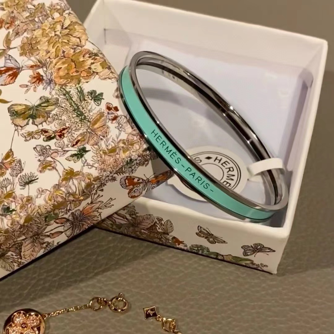 HERME5 シンプルブルーブレスレット【50％割引+送料無料】