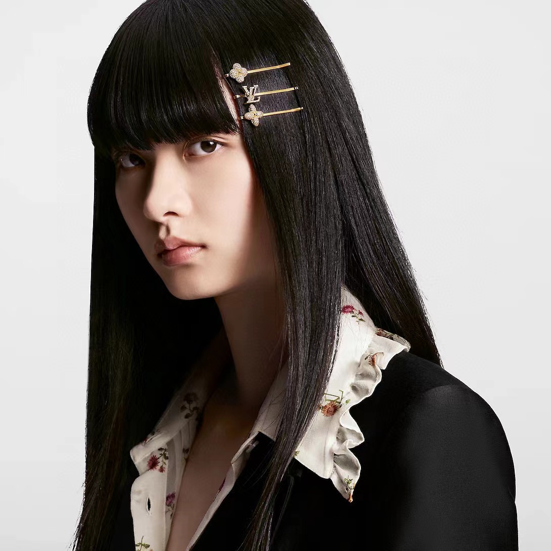 LV ヘアクリップ 3 点セット【50％割引+送料無料】