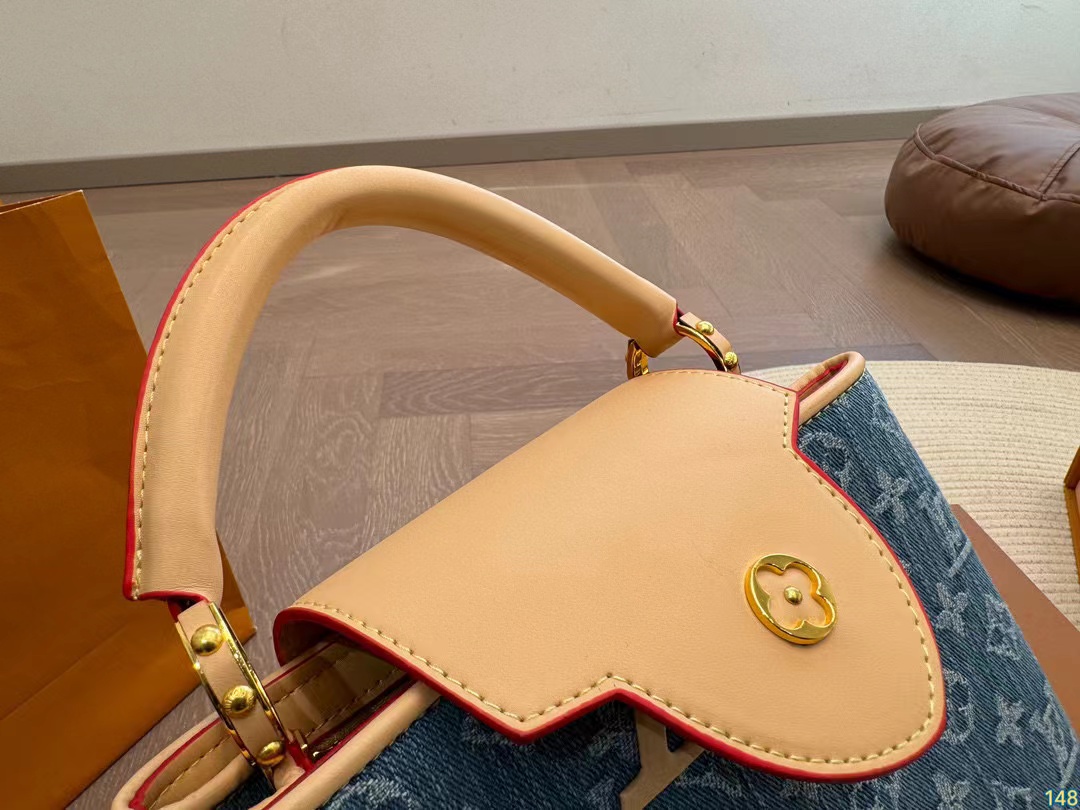 LV ジャカード デニム ハンドバッグ【50％割引+送料無料】