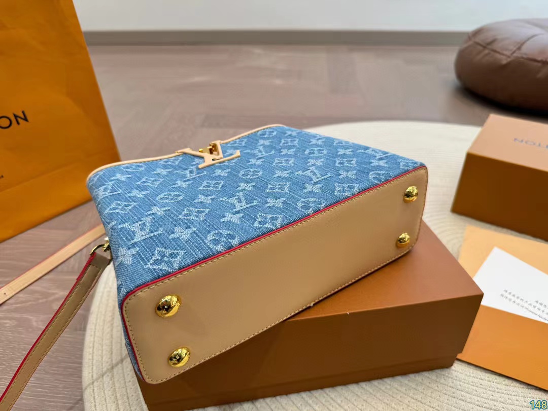 LV ジャカード デニム ハンドバッグ【50％割引+送料無料】