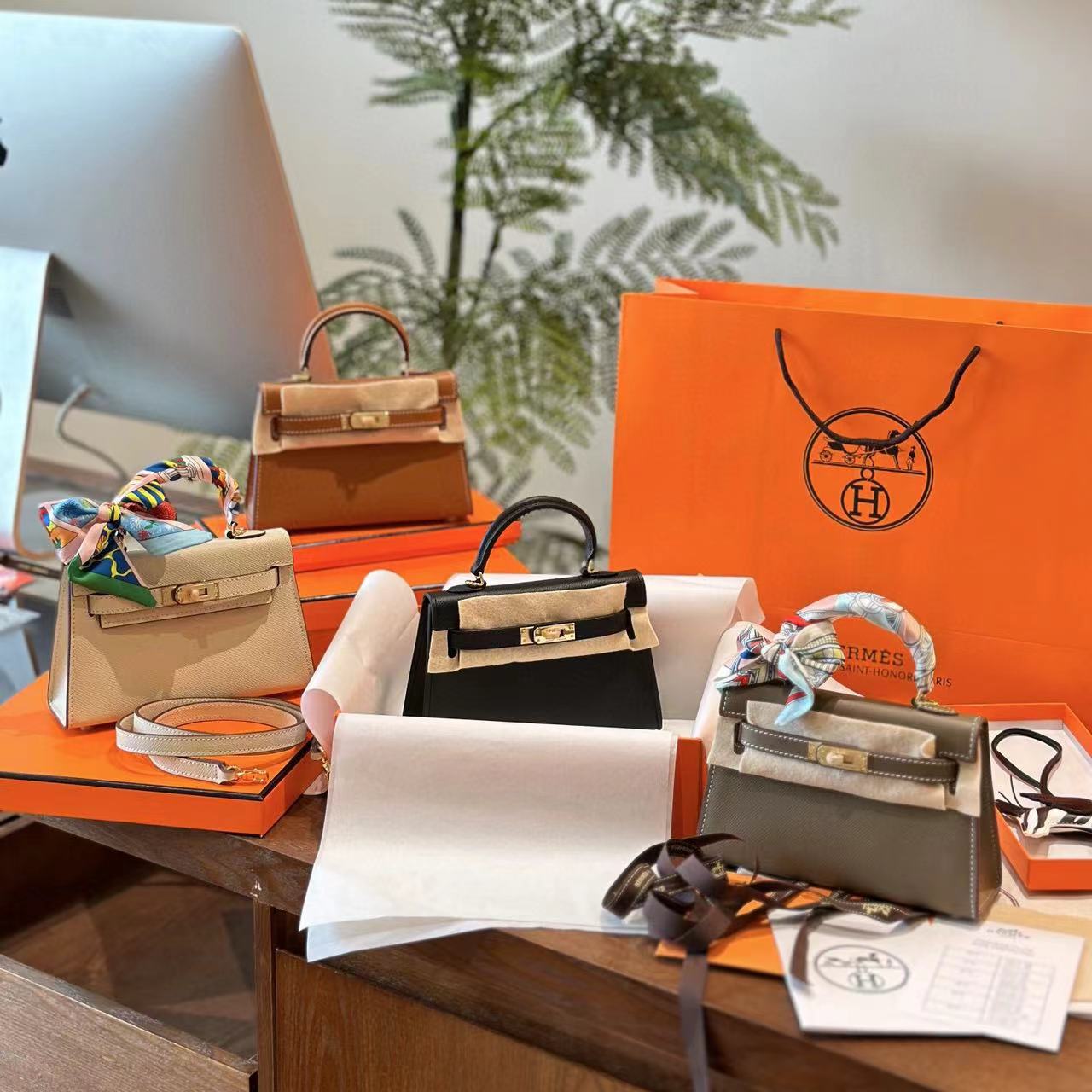 HERME5 kelly mini ハンドバッグ【50％割引+送料無料】