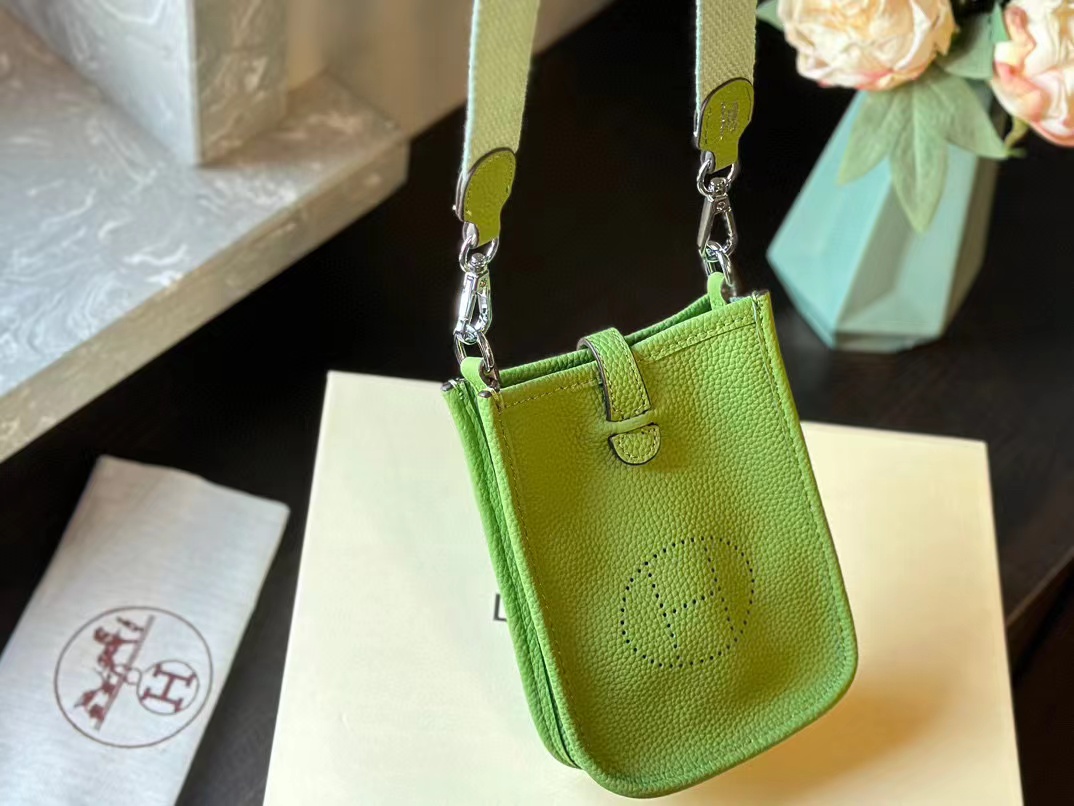 HERME5 牛革シンプル携帯バッグ【50％割引+送料無料】