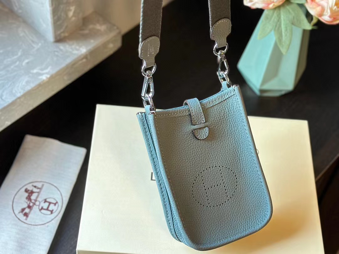 HERME5 牛革シンプル携帯バッグ【50％割引+送料無料】