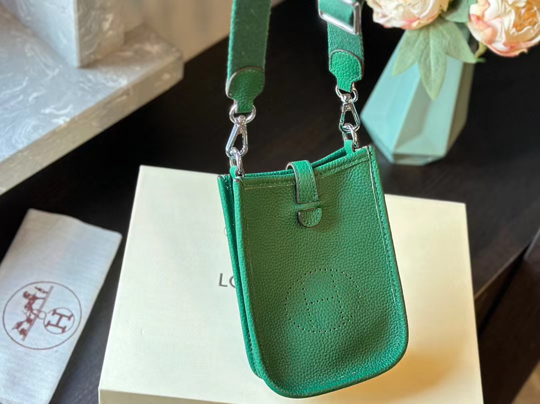 HERME5 牛革シンプル携帯バッグ【50％割引+送料無料】