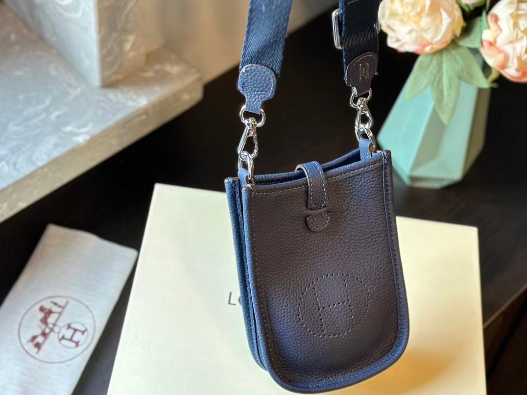 HERME5 牛革シンプル携帯バッグ【50％割引+送料無料】