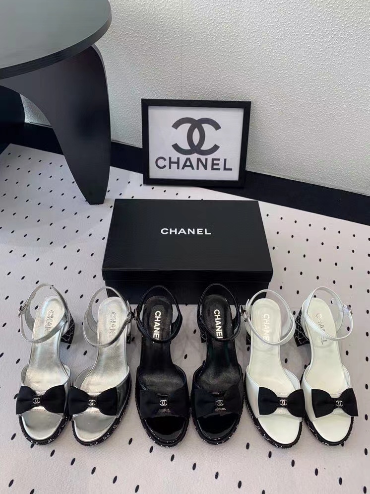 CHANE1 高品質ボウラインストーンサンダル【50％割引+送料無料】