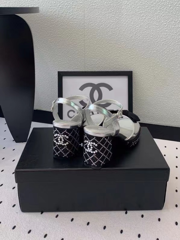 CHANE1 高品質ボウラインストーンサンダル【50％割引+送料無料】