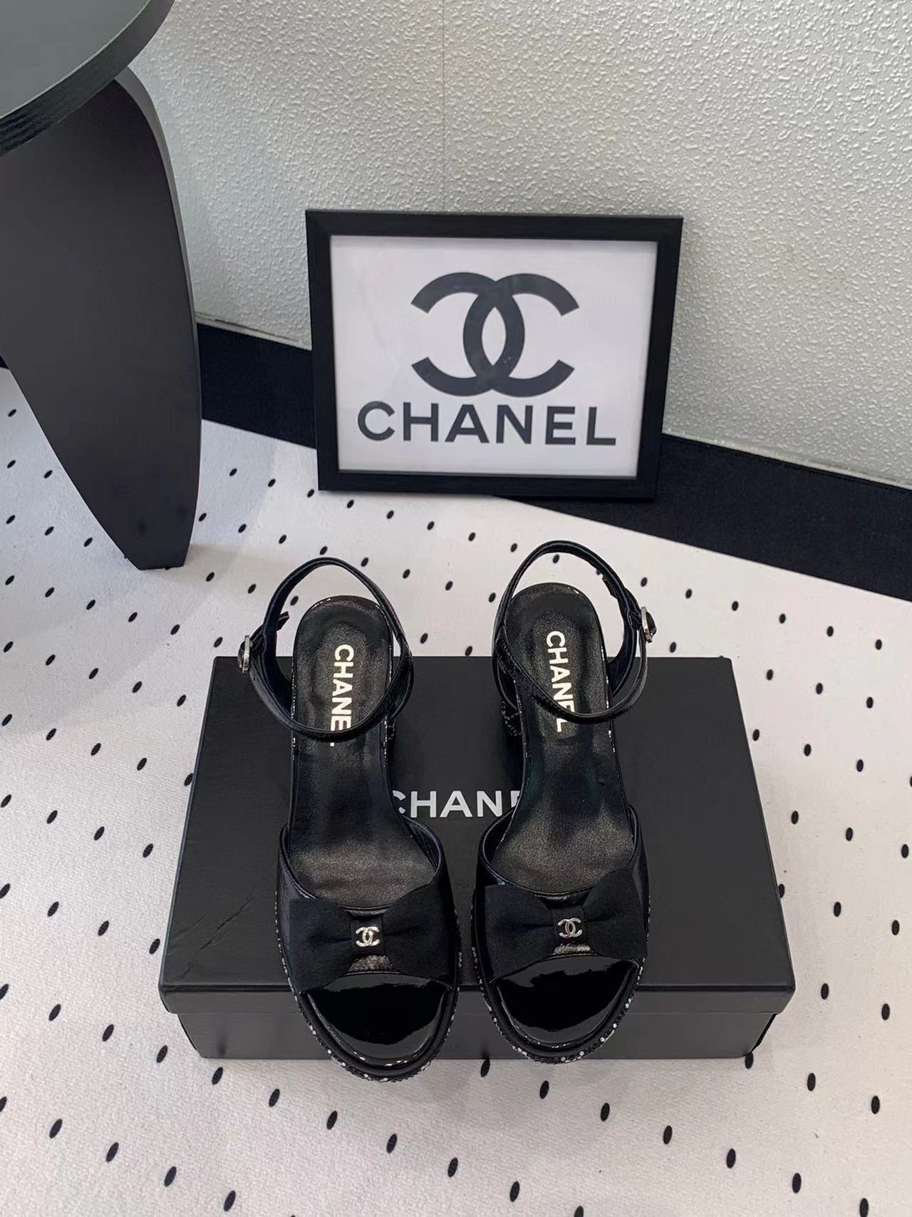 CHANE1 高品質ボウラインストーンサンダル【50％割引+送料無料】