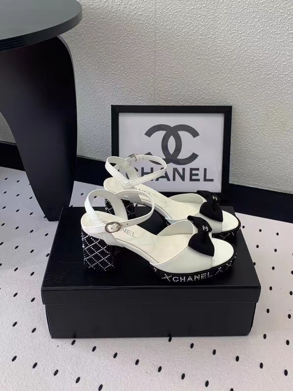 CHANE1 高品質ボウラインストーンサンダル【50％割引+送料無料】