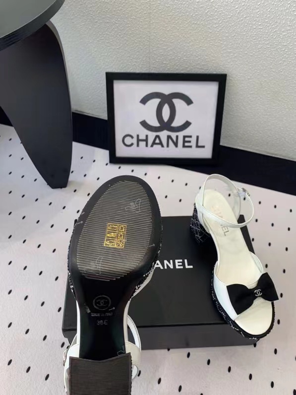 CHANE1 高品質ボウラインストーンサンダル【50％割引+送料無料】