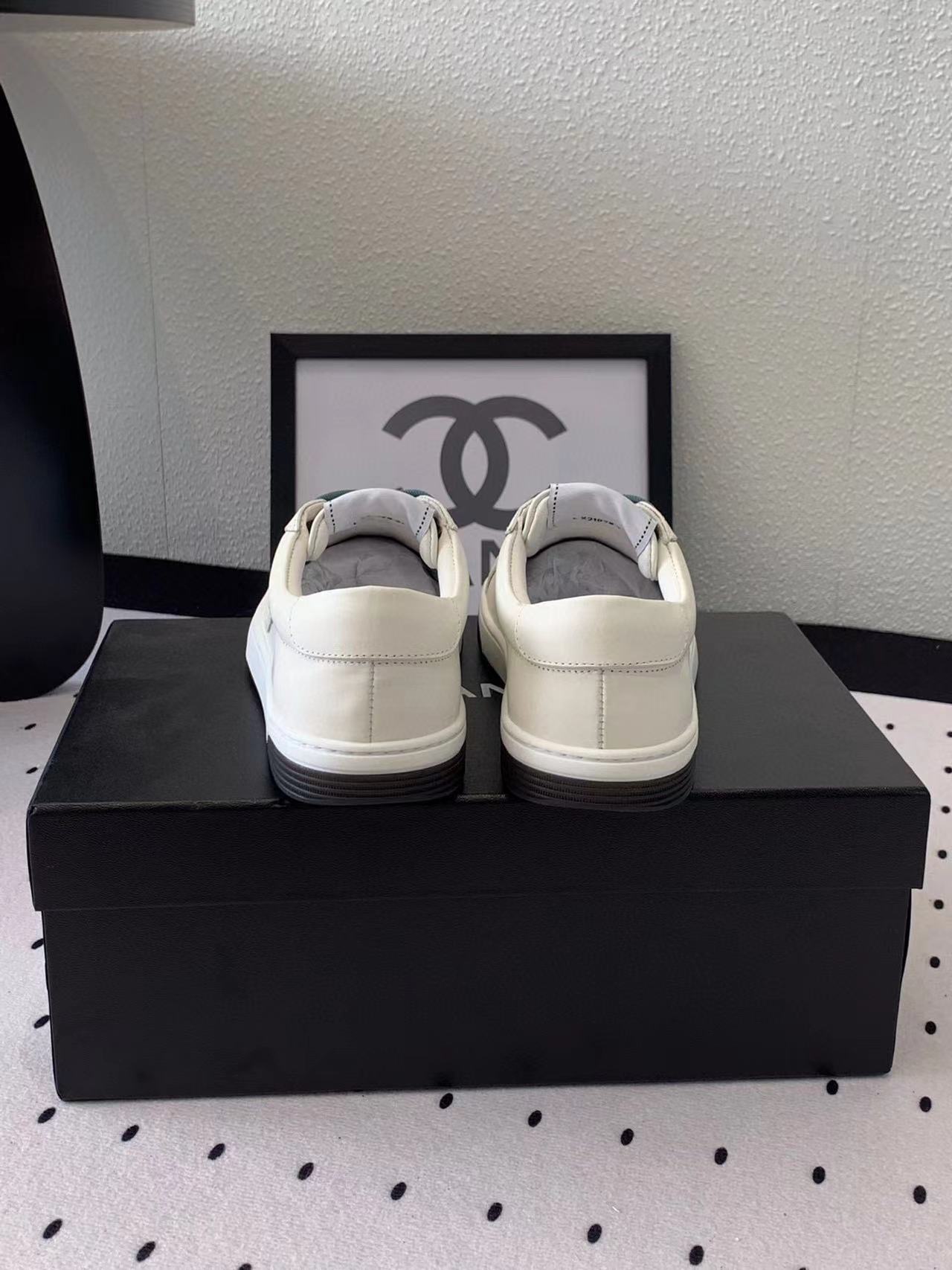 CHANE1 高品質レースアップダブルCロゴカジュアルシューズ【50％割引+送料無料】