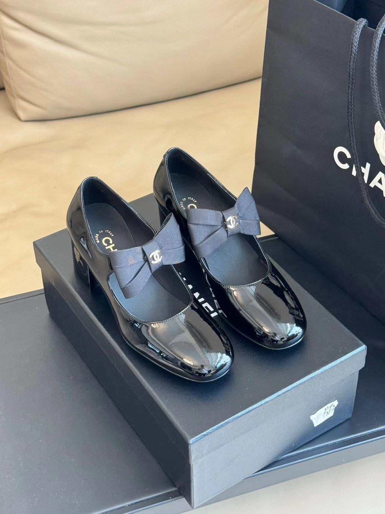 CHANE1 ボウ メリー ジェーン シューズ【50％割引+送料無料】
