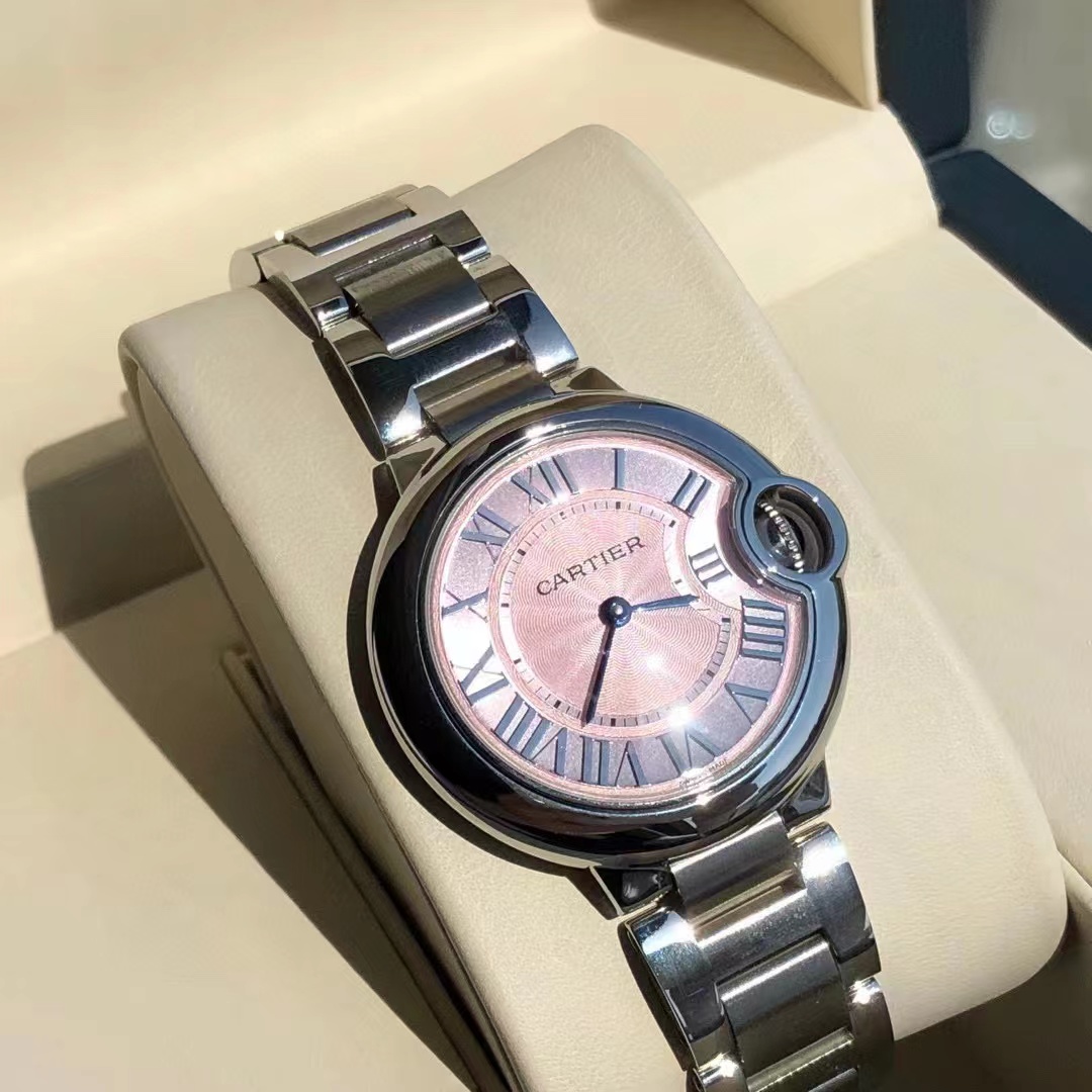 CART1ER ブルーバルーンスチールストラップレディースウォッチ【50％割引+送料無料】