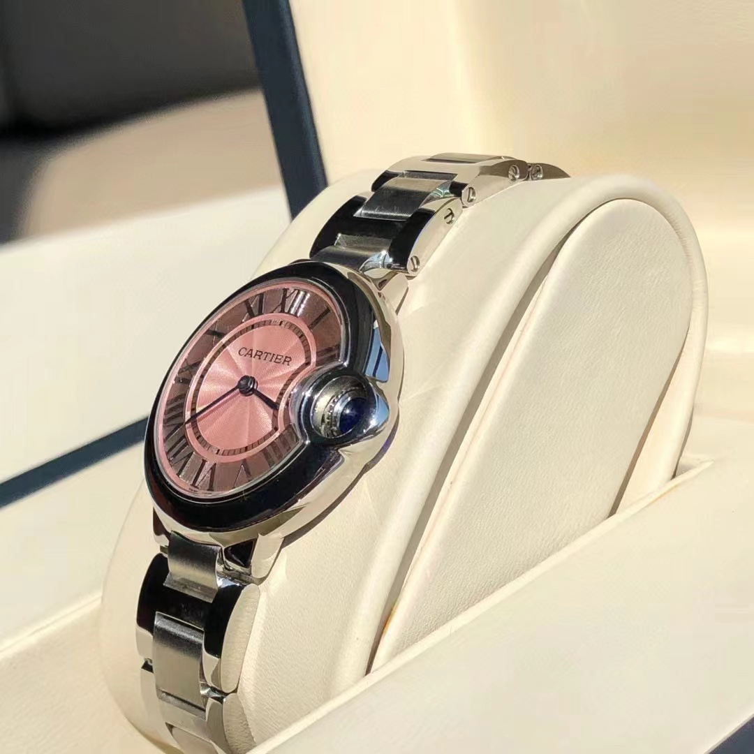 CART1ER ブルーバルーンスチールストラップレディースウォッチ【50％割引+送料無料】