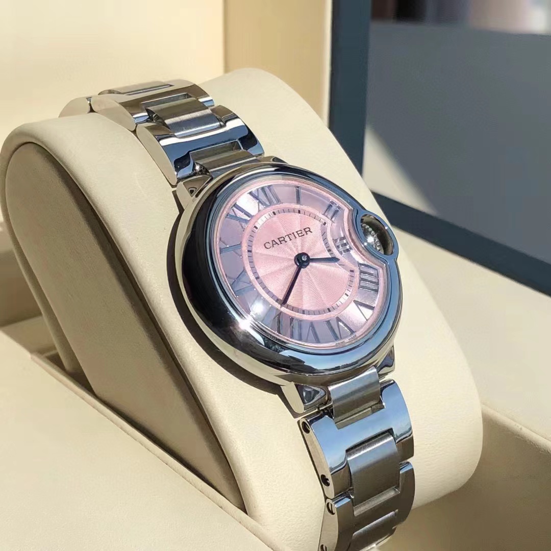 CART1ER ブルーバルーンスチールストラップレディースウォッチ【50％割引+送料無料】