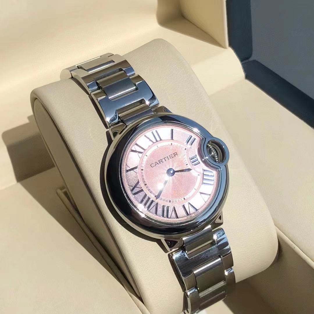 CART1ER ブルーバルーンスチールストラップレディースウォッチ【50％割引+送料無料】