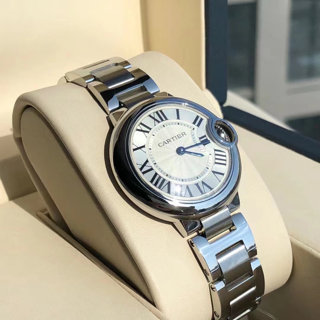 CART1ER ブルーバルーンスチールストラップレディースウォッチ【50％割引+送料無料】