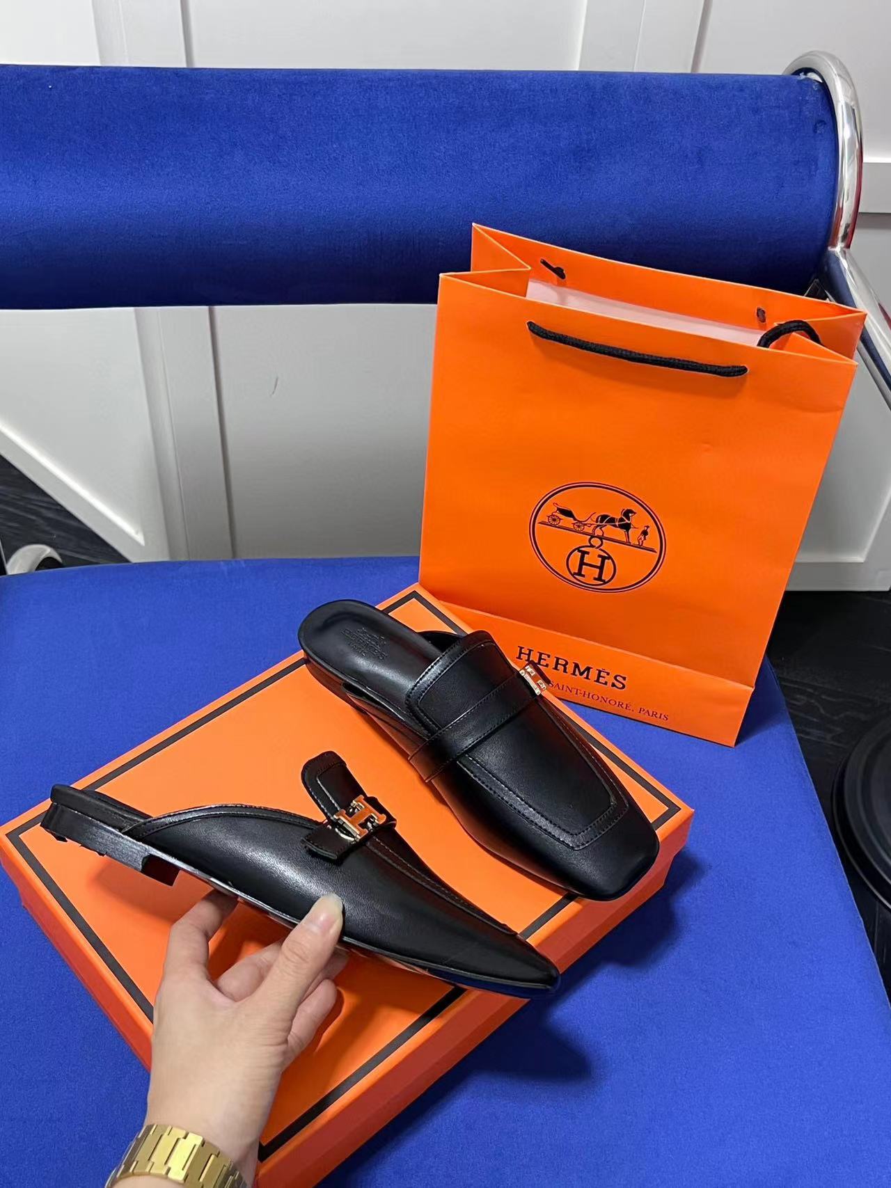 HERME5 kelly スリッパ【50％割引+送料無料】