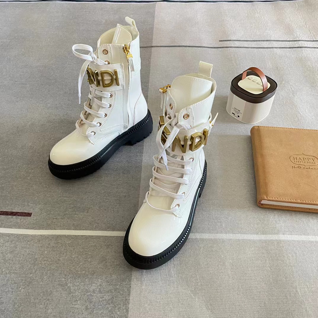 FEND FF レースアップ マーティン ブーツ 【50％割引+送料無料】