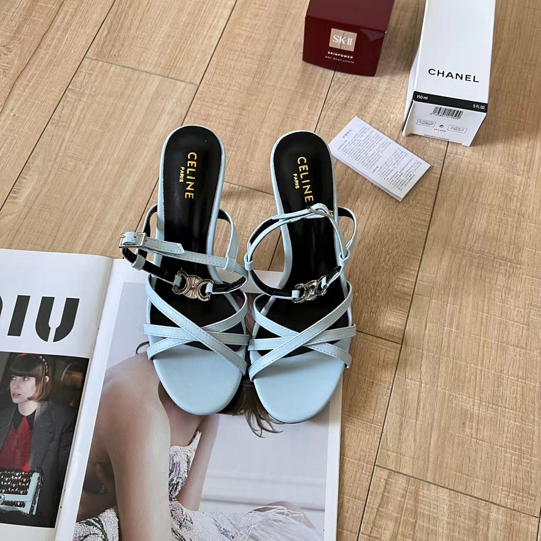 CEL1NE ピンヒール サンダル 【50％割引+送料無料】