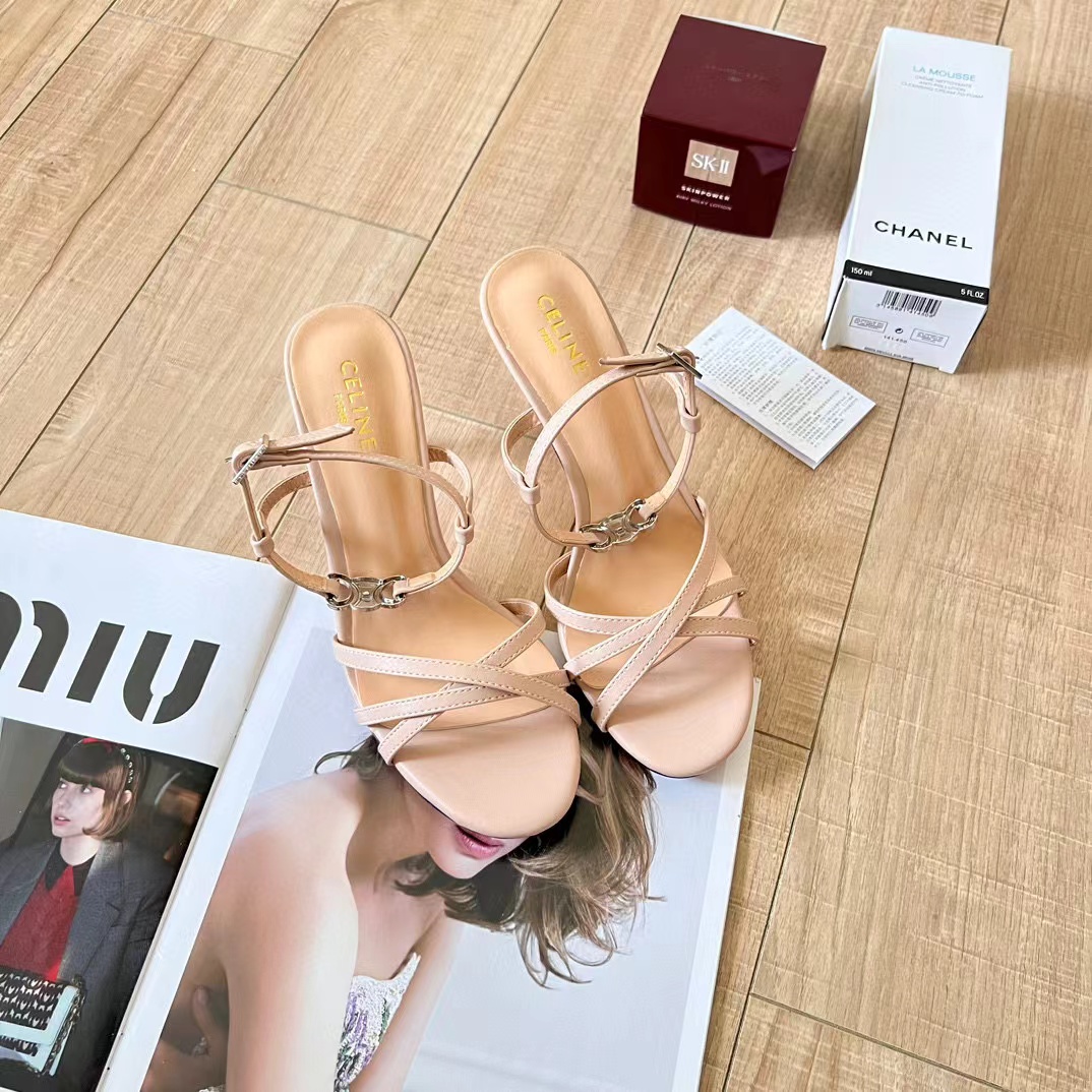 CEL1NE ピンヒール サンダル 【50％割引+送料無料】