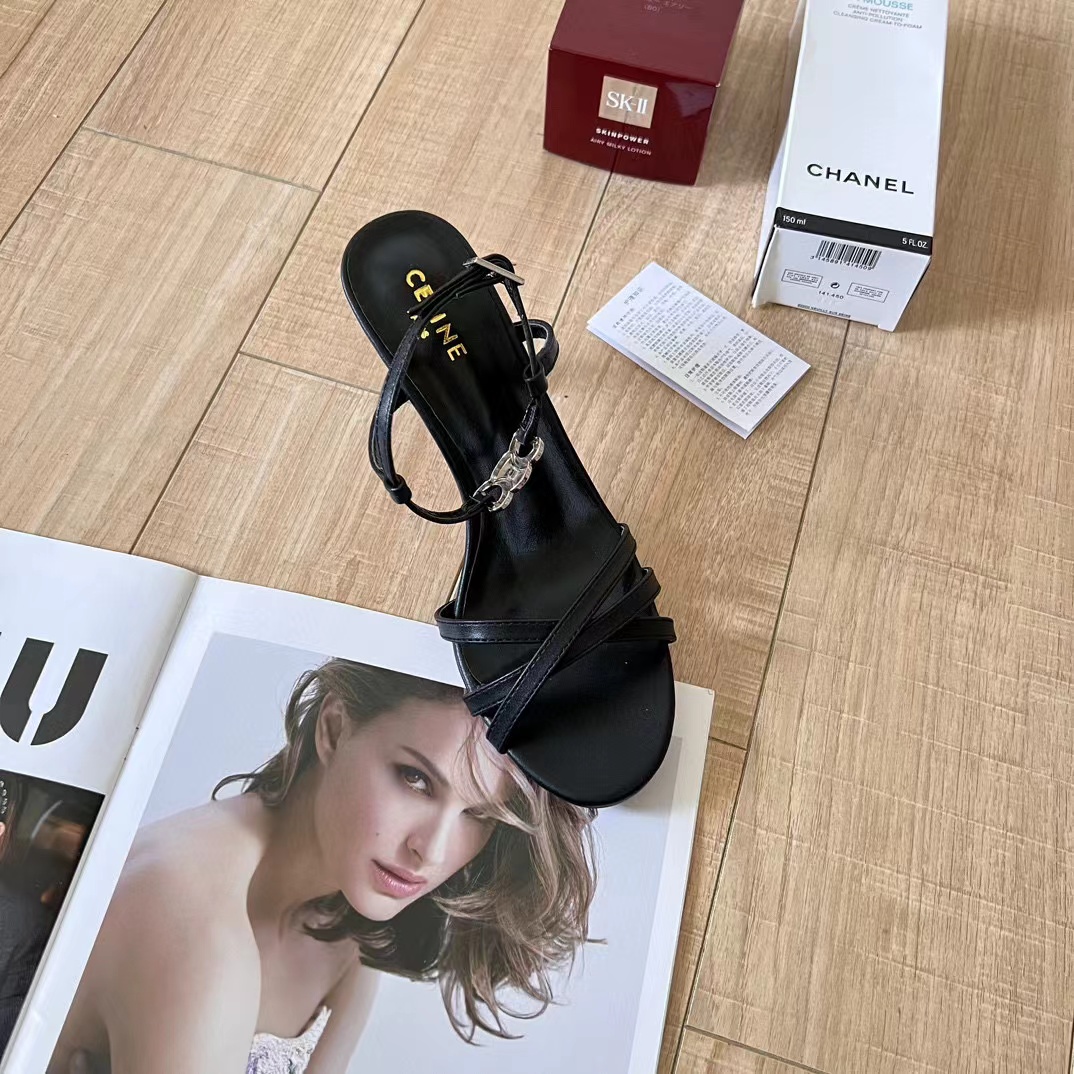 CEL1NE ピンヒール サンダル 【50％割引+送料無料】