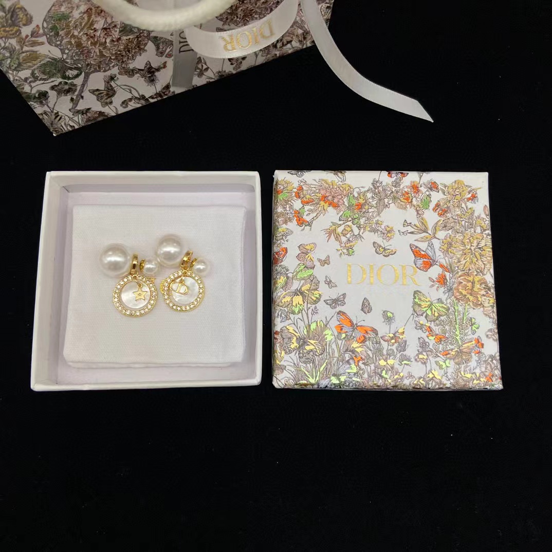 DI0R CD パール スタッド ピアス【50％割引+送料無料】