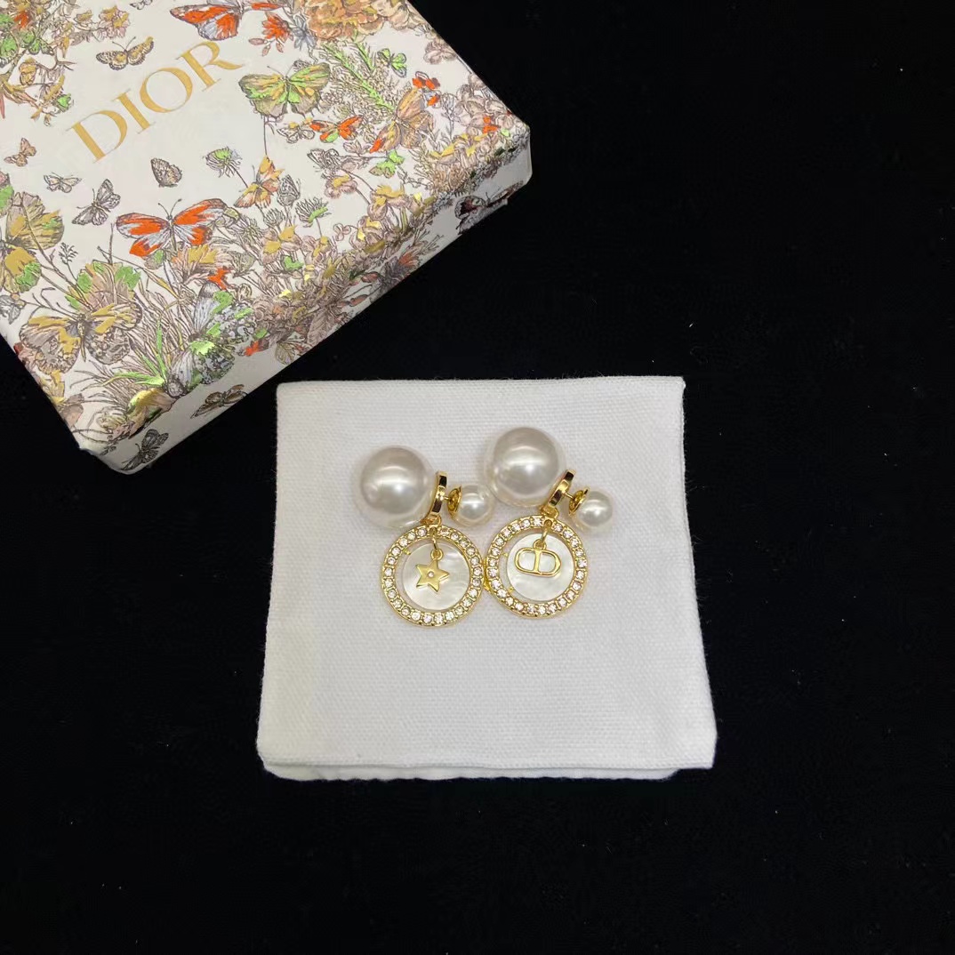 DI0R CD パール スタッド ピアス【50％割引+送料無料】