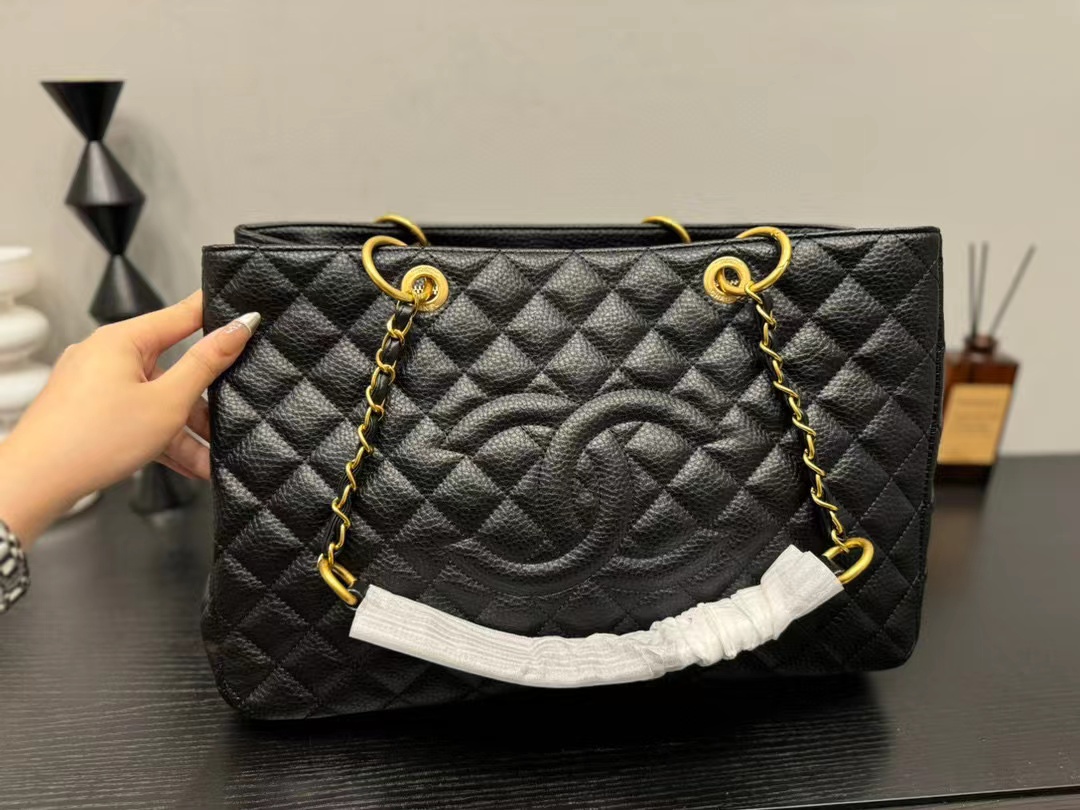 CHANE1 ダブルCチェーンショッピングバッグ【50％割引+送料無料】