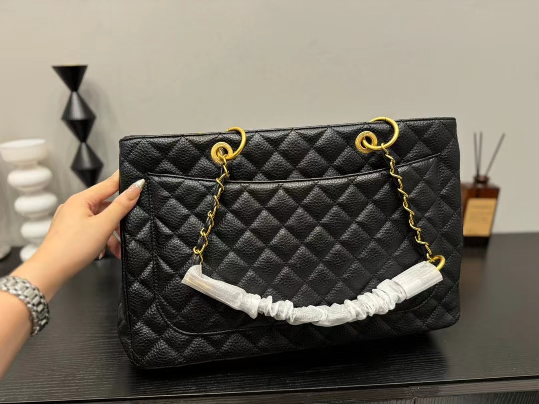 CHANE1 ダブルCチェーンショッピングバッグ【50％割引+送料無料】