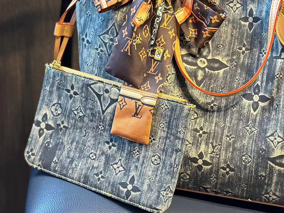 LV デニム 四つ葉のクローバー ハンドバッグ【50％割引+送料無料】