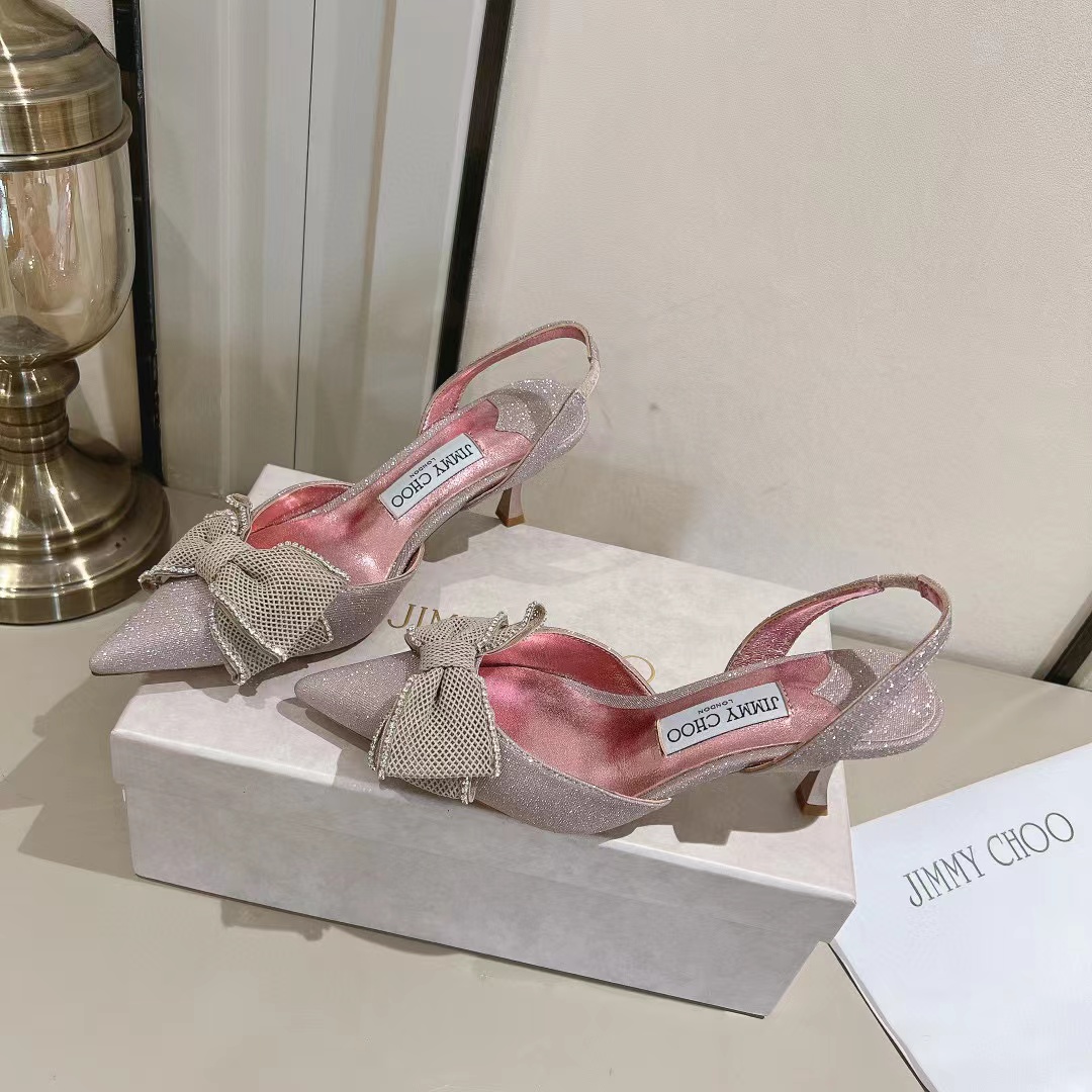 jimmycho0 高品質ボウハイヒールサンダル【50％割引+送料無料】