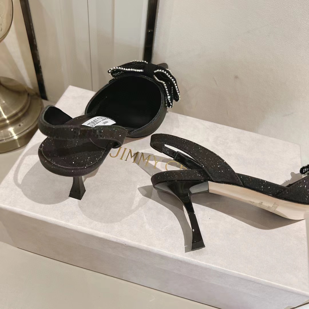 jimmycho0 高品質ボウハイヒールサンダル【50％割引+送料無料】