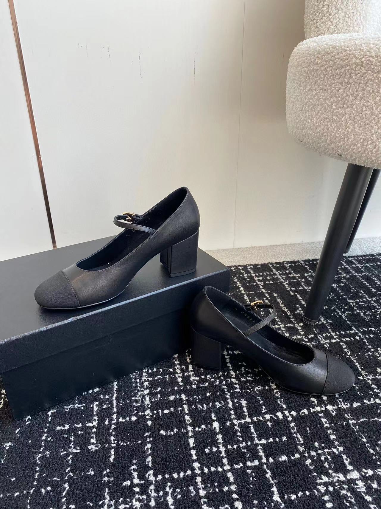 CHANE1 高品質カラーブロックフラット/ハイヒール【50％割引+送料無料】