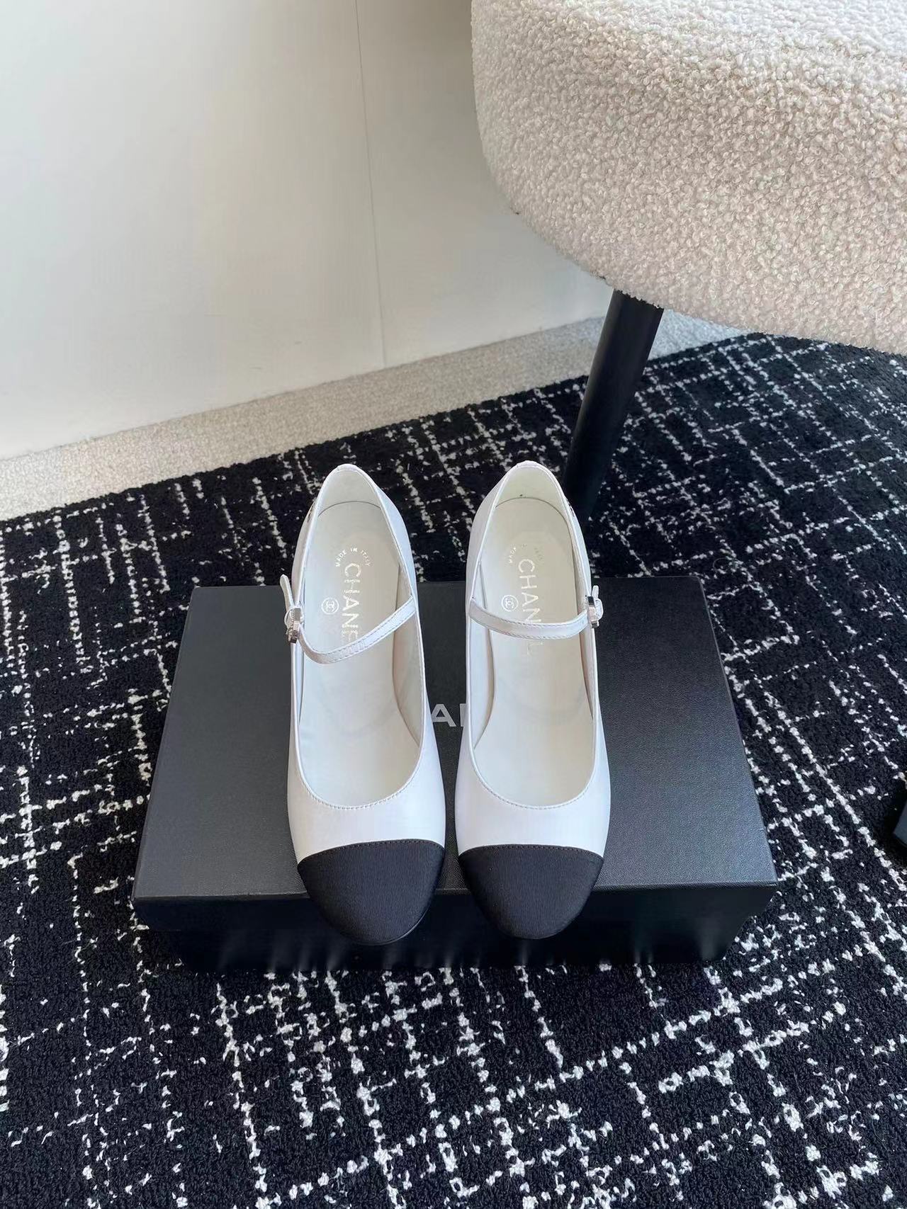 CHANE1 高品質カラーブロックフラット/ハイヒール【50％割引+送料無料】