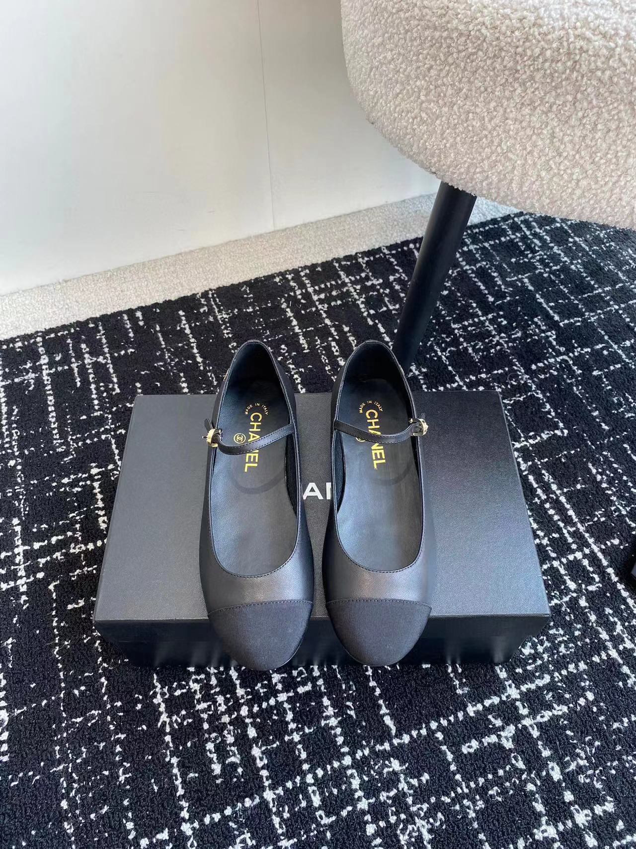 CHANE1 上質なカラーブロックフラットシューズ【50％割引+送料無料】