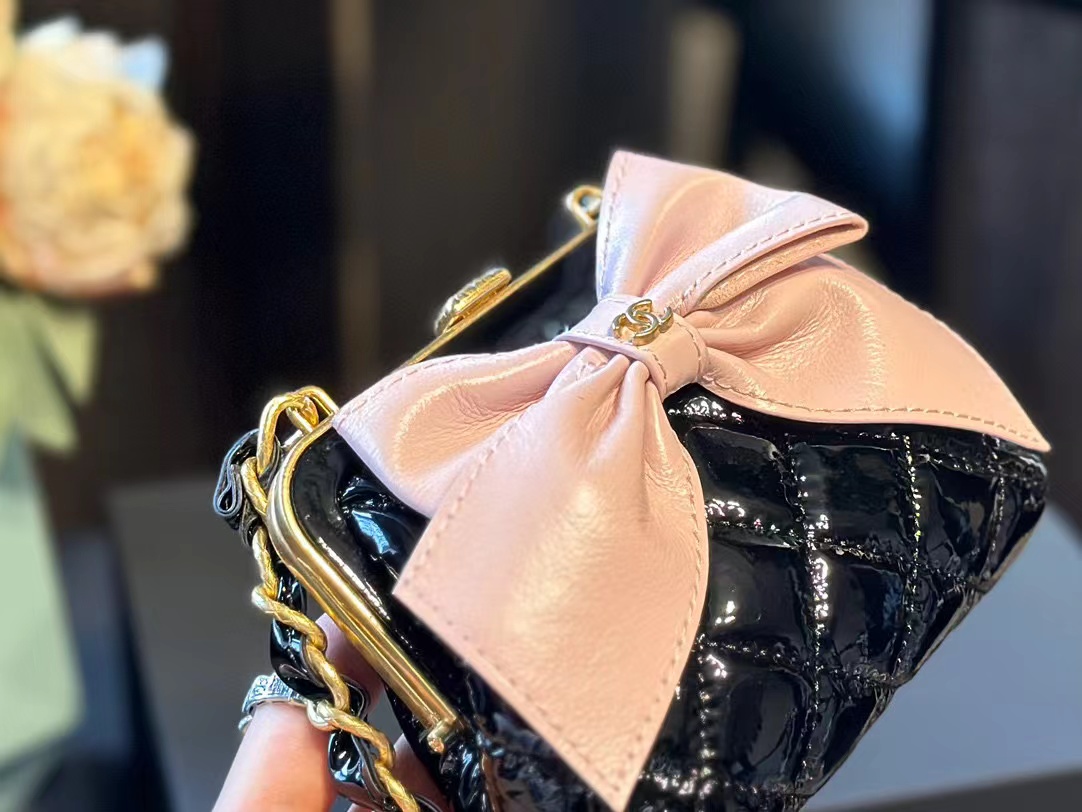 CHANE1 ボウチェーンショルダークロスボディバッグ【 50％割引+送料無料】