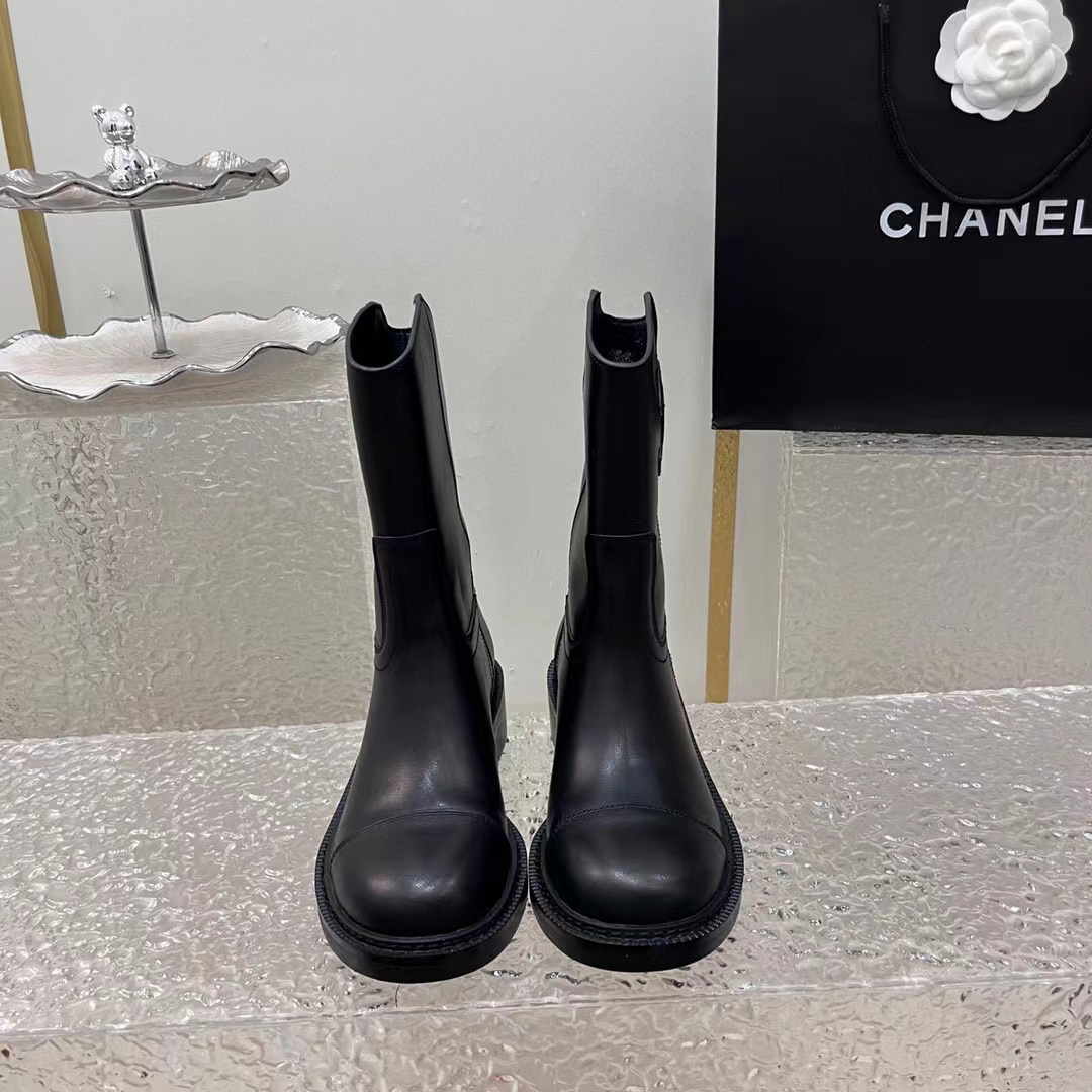 CHANE1 高品質ダブル C シープスキン ブーツ【50％割引+送料無料】