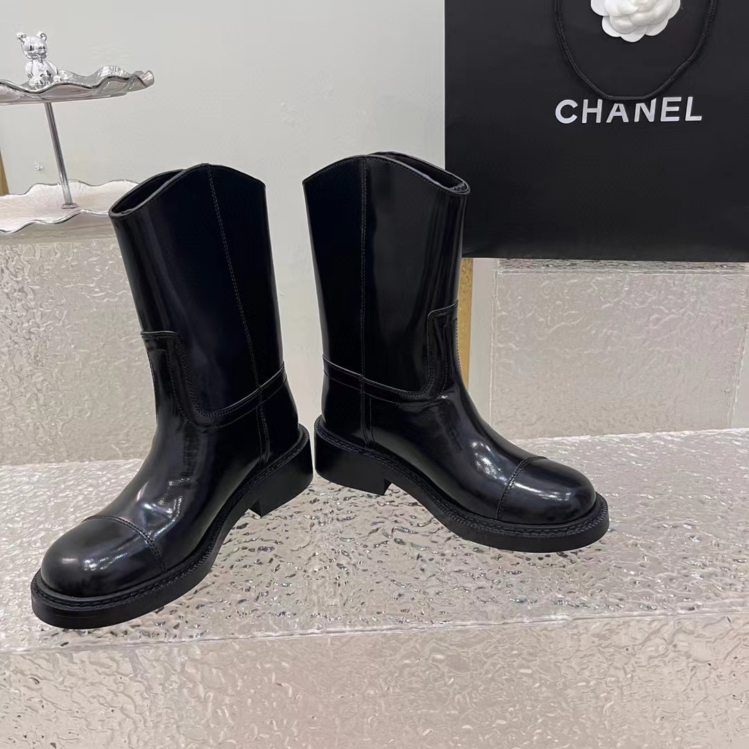 CHANE1 高品質ダブル C シープスキン ブーツ【50％割引+送料無料】