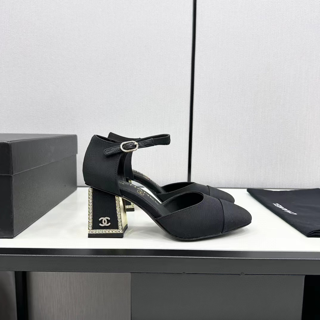 CHANE1 高品質シープスキン カラーブロック メリージェーン ハイヒール【50％割引+送料無料】