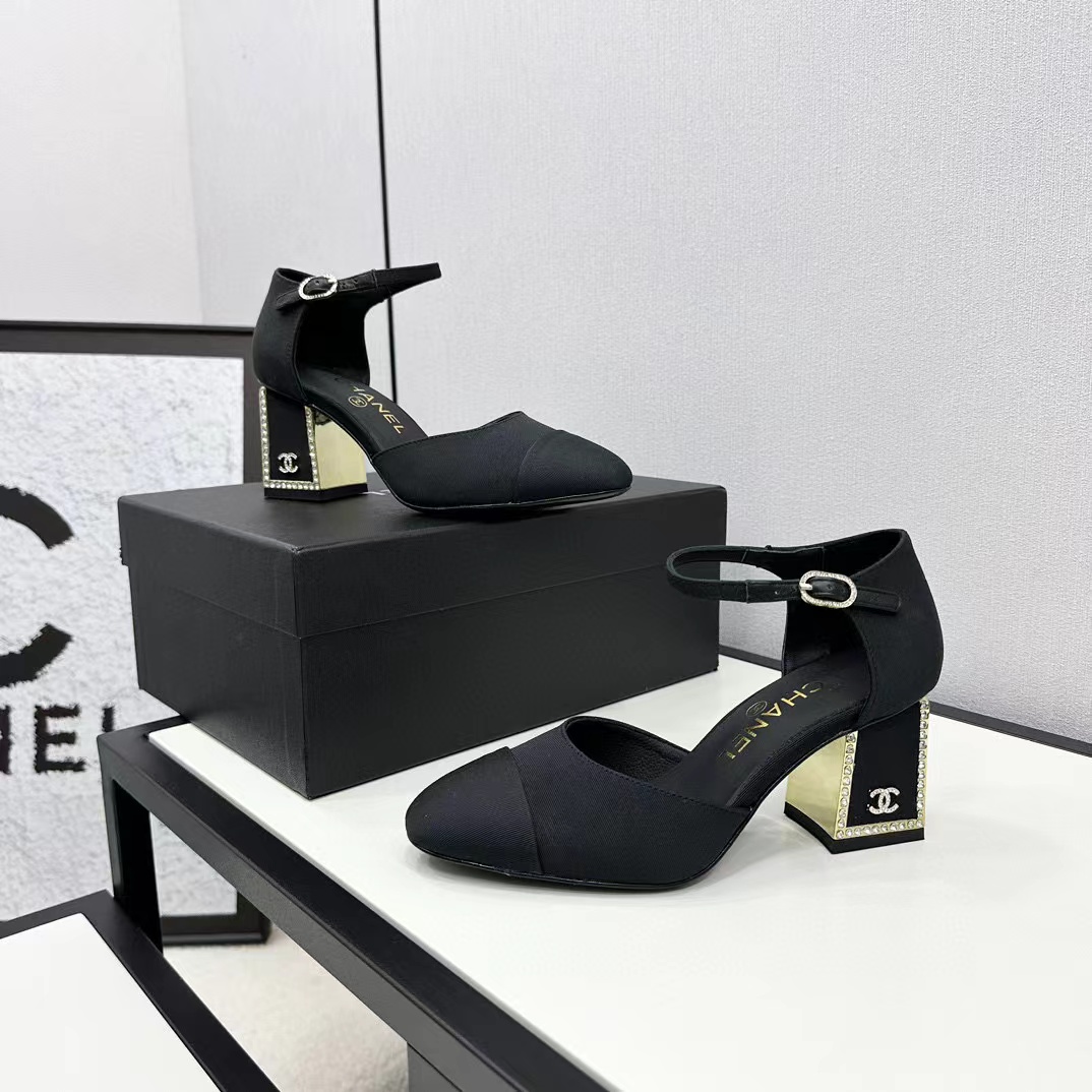 CHANE1 高品質シープスキン カラーブロック メリージェーン ハイヒール【50％割引+送料無料】