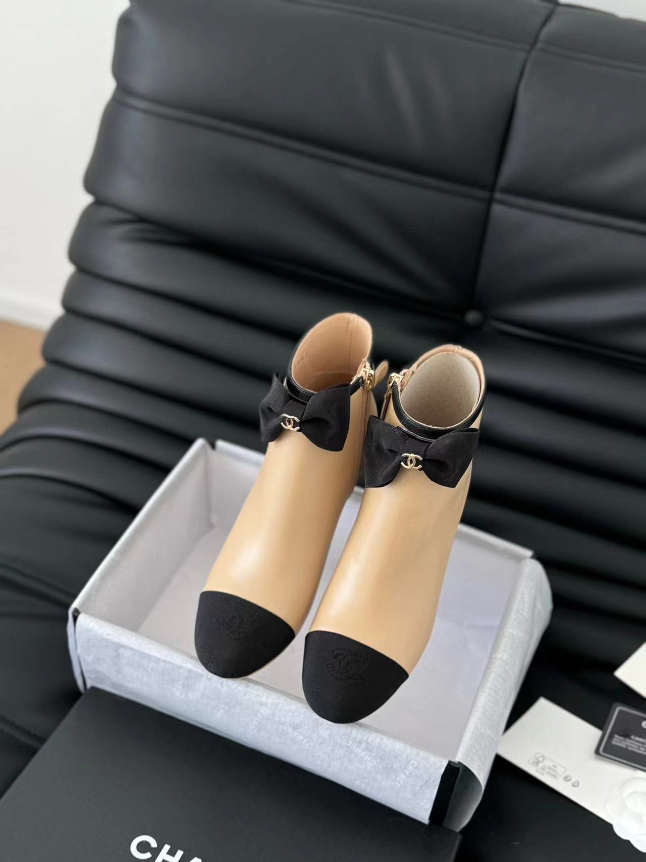 CHANE1 高品質秋冬ボウブーツ【50％割引+送料無料】