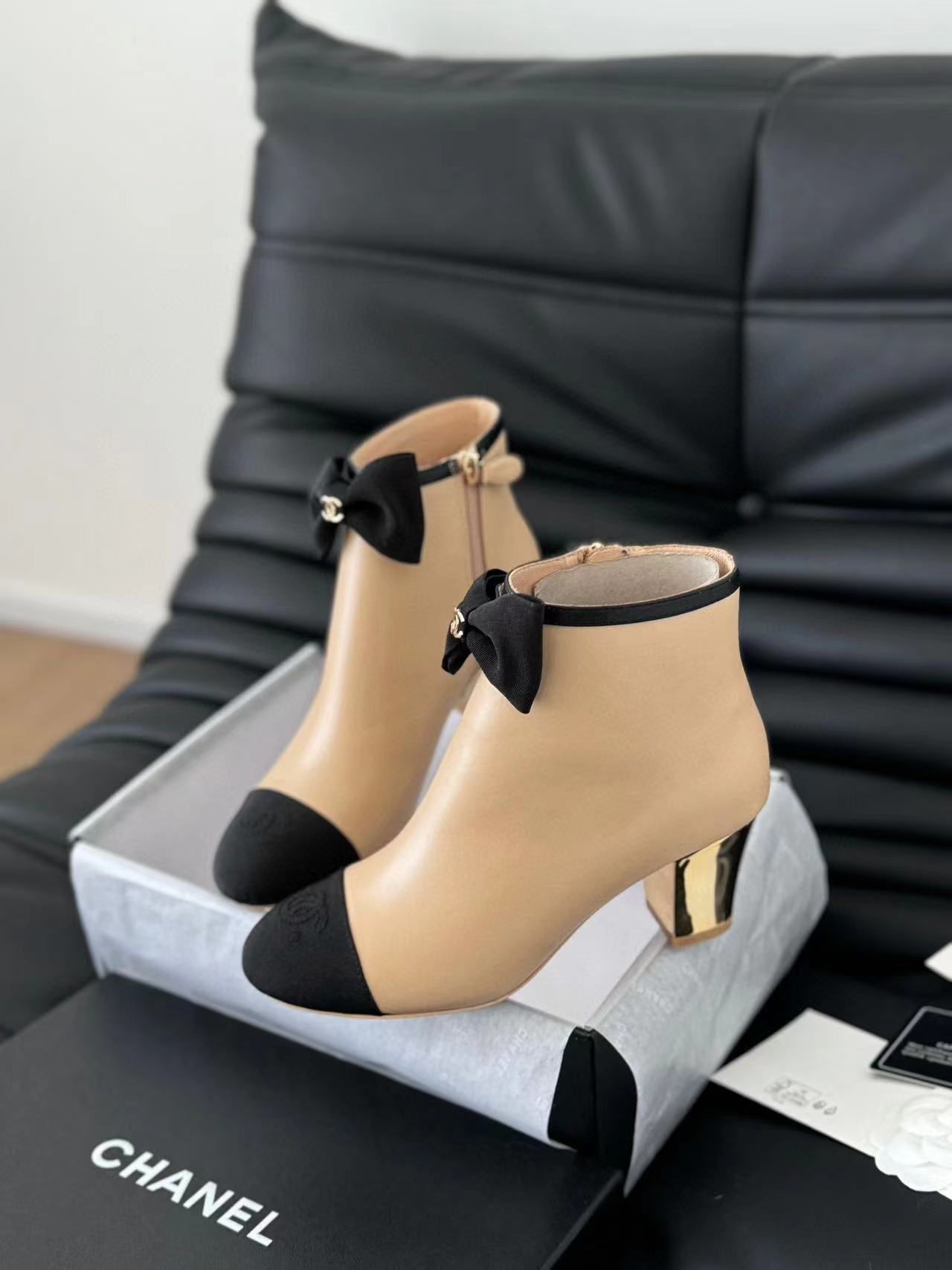 CHANE1 高品質秋冬ボウブーツ【50％割引+送料無料】