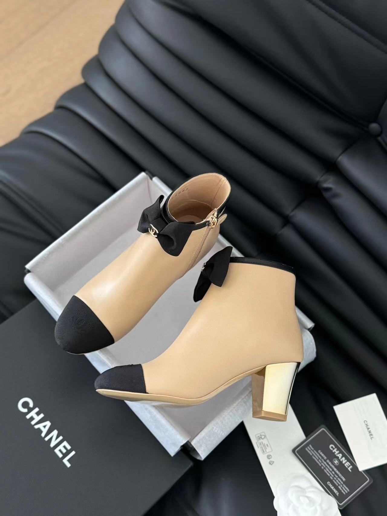 CHANE1 高品質秋冬ボウブーツ【50％割引+送料無料】