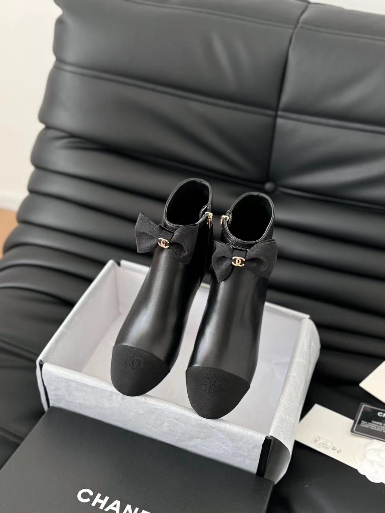 CHANE1 高品質秋冬ボウブーツ【50％割引+送料無料】