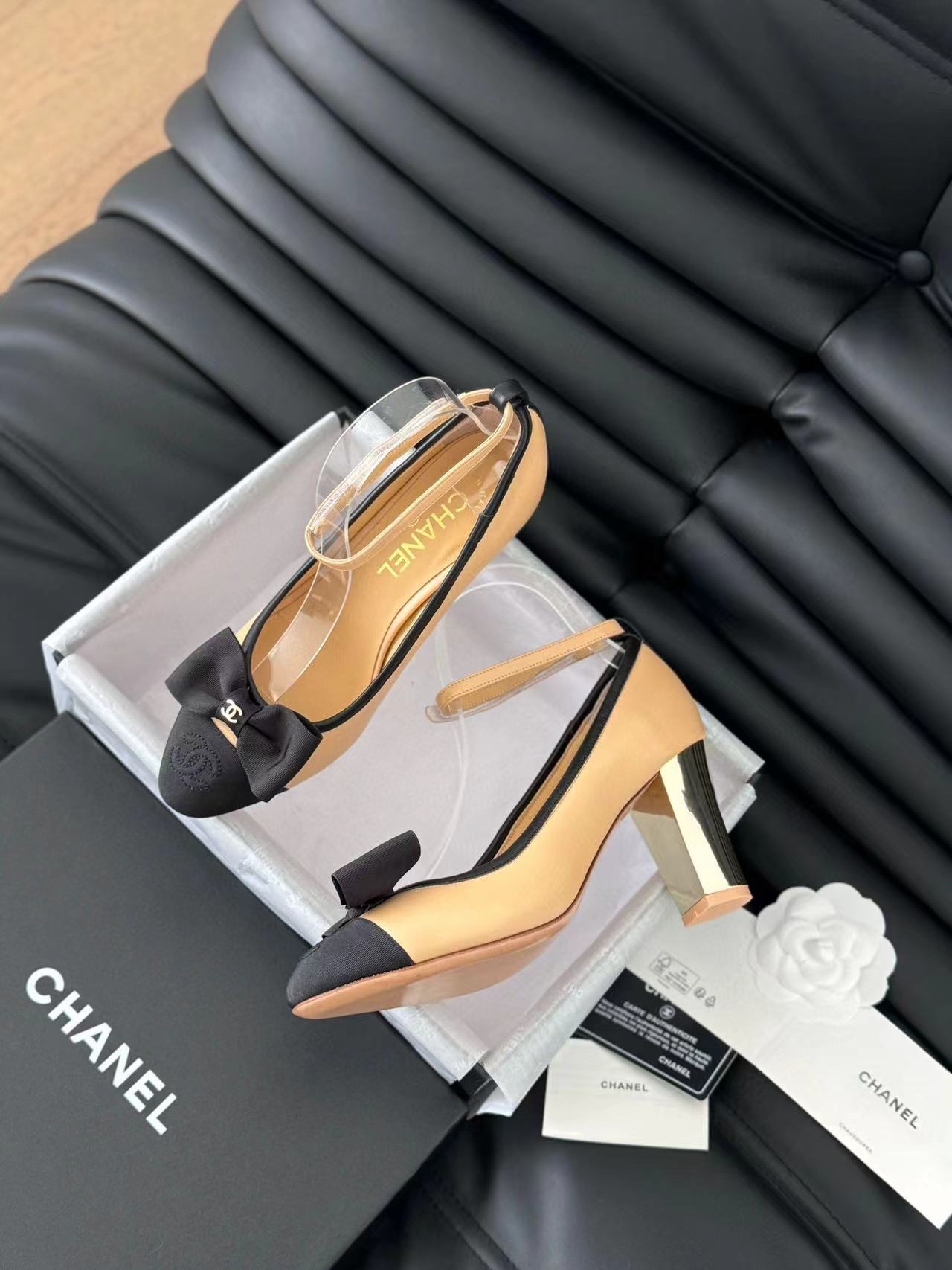 CHANE1 高品質ボウハイヒール【50％割引+送料無料】