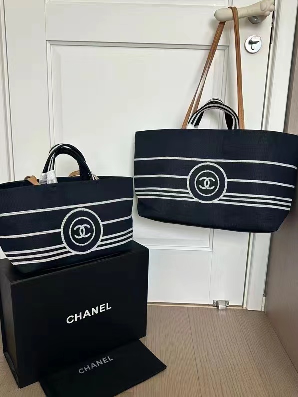 CHANE1 ストライプ ビーチバッグ【50％割引+送料無料】